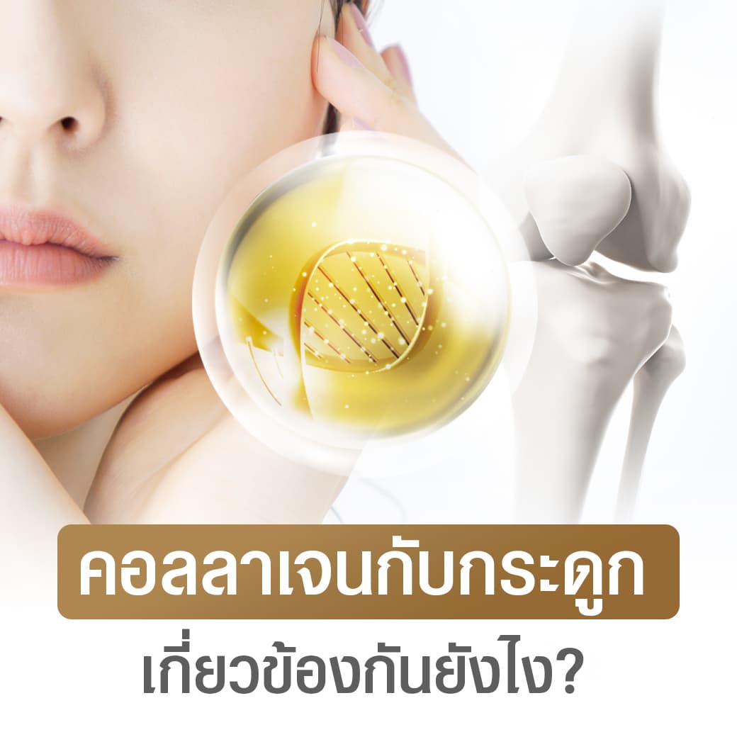 คอลลาเจนกับกระดูก เกี่ยวข้องกันยังไง?